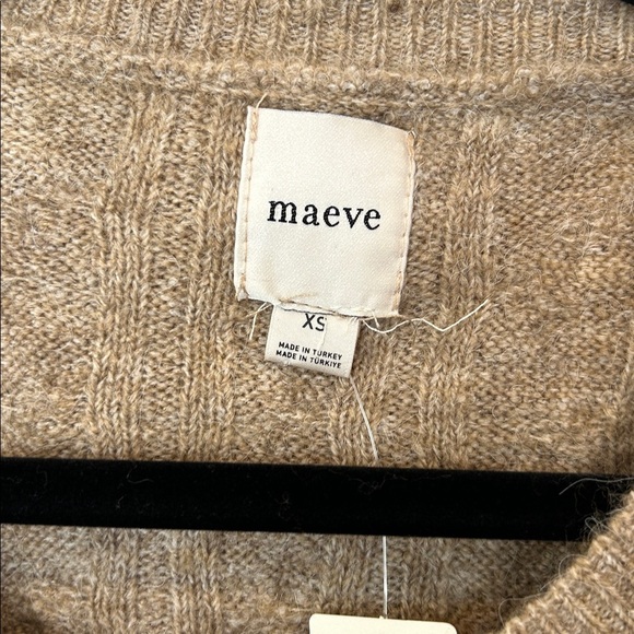 Maeve Beaded Ruffle Short Sleeve Cardigan NWT - Picture 6 of 10